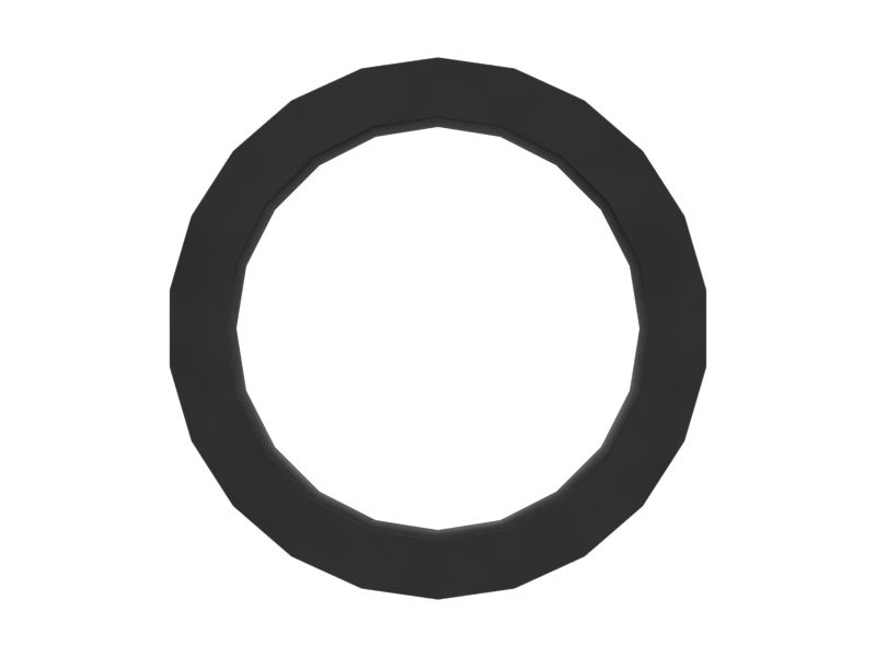 Прямой шланг гидравлического масла 77,10 мм