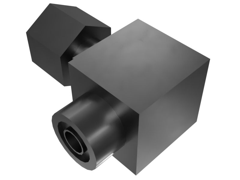 Коленчатый переходник 90 градусов, резьба 11/16-16 х 11/16-16