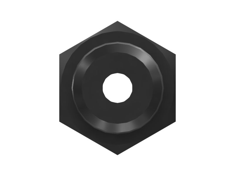 Прямой адаптер с шестигранной головкой 1/4-18 NPTF