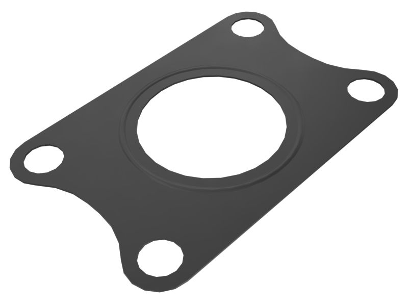 Квадратная прокладка выпускного коллектора длиной 105,95 мм