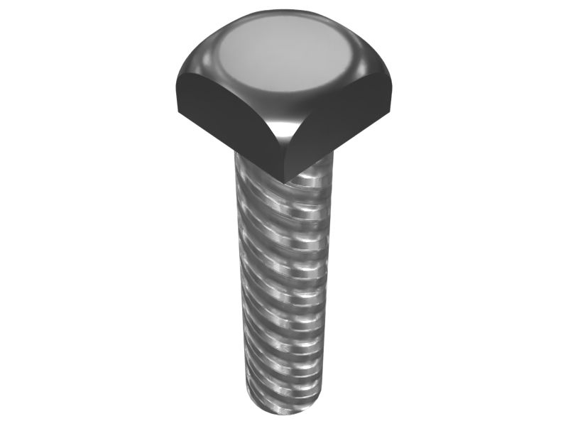 Болт с квадратной головкой 5/16"-18 x 1 3/8