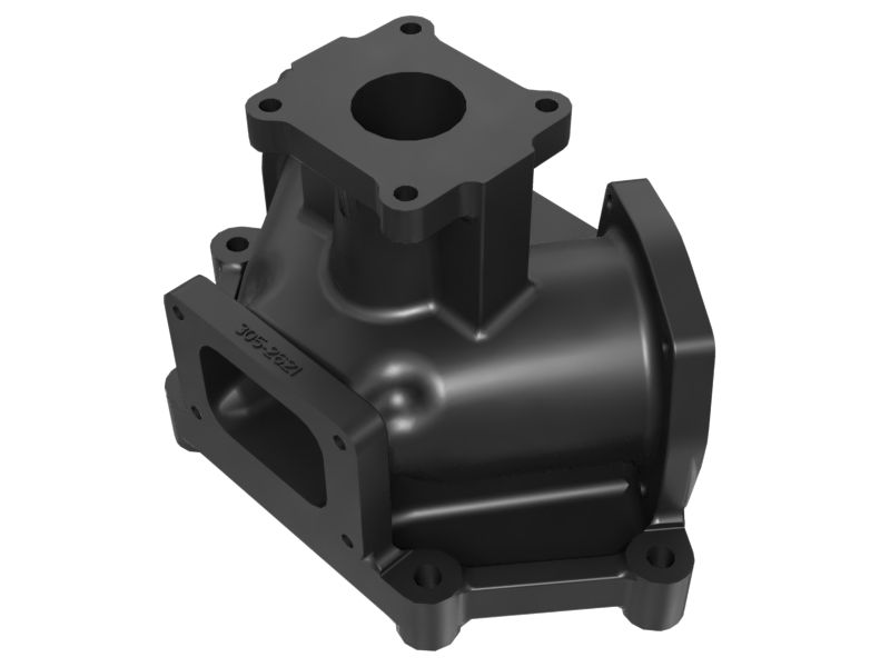 КОЛЕНЧАТЫЙ ПАТРУБОК ВЫПУСКНОЙ