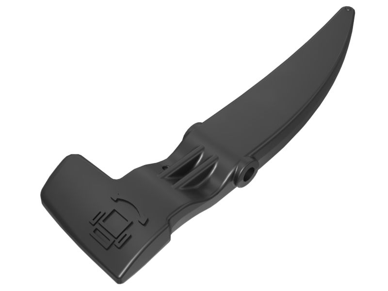 Пластмассовая ручка поворотного механизма подвески сиденья