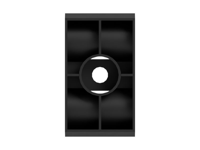 Пластиковый половинный зажим 16,00 мм с внутренним диаметром