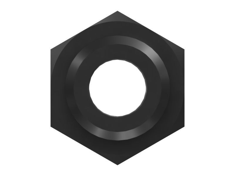 7/16" X 3/8" Thread Straight Adapter