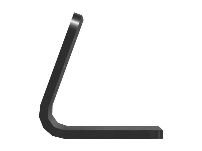 Exhaust Pipe Warning Plate Mounting Plate