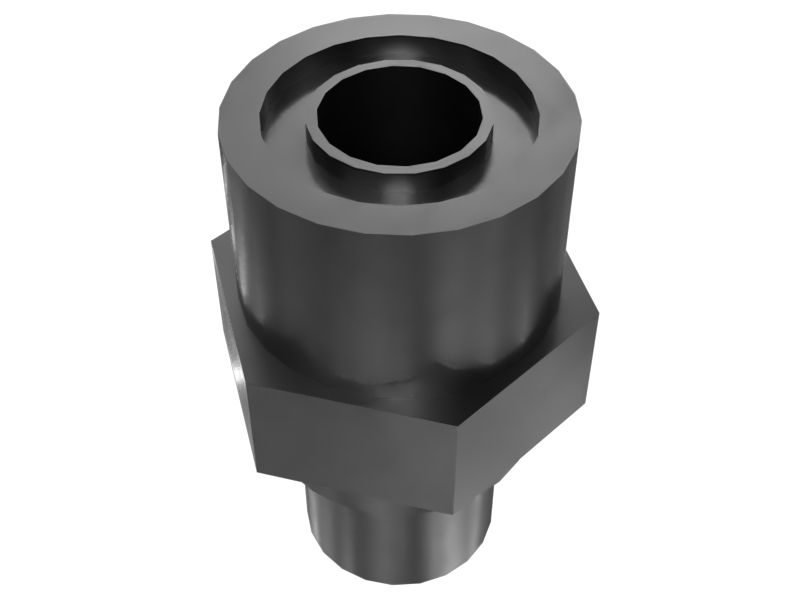 Переходник жидкостной системы 22,23 мм с шестигранной гайкой