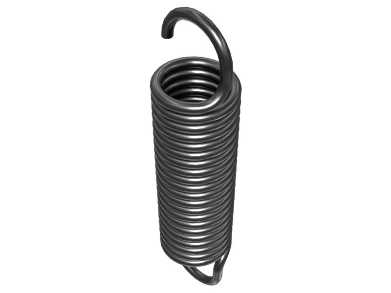 Пружина растяжения крюка машины с наружным диаметром 1,12