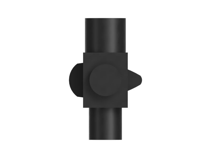 Латунный штекерный клапан с резьбовым концом длиной 52 мм