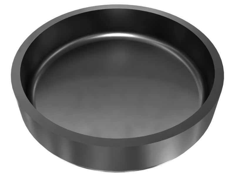 Заглушка-чашка без резьбы с внешним диаметром 28,91 мм