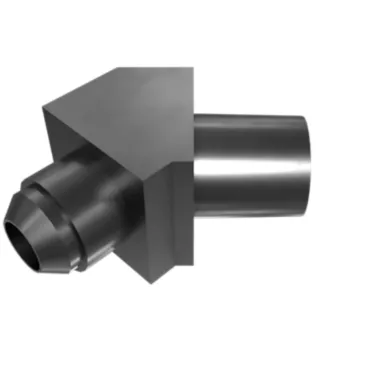 001-7043: 3/4 -16 Dişli 45° Dirsek Adaptör
