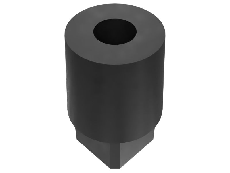 Заглушка с квадратным хвостовиком с резьбой 1/4-18 NPTF