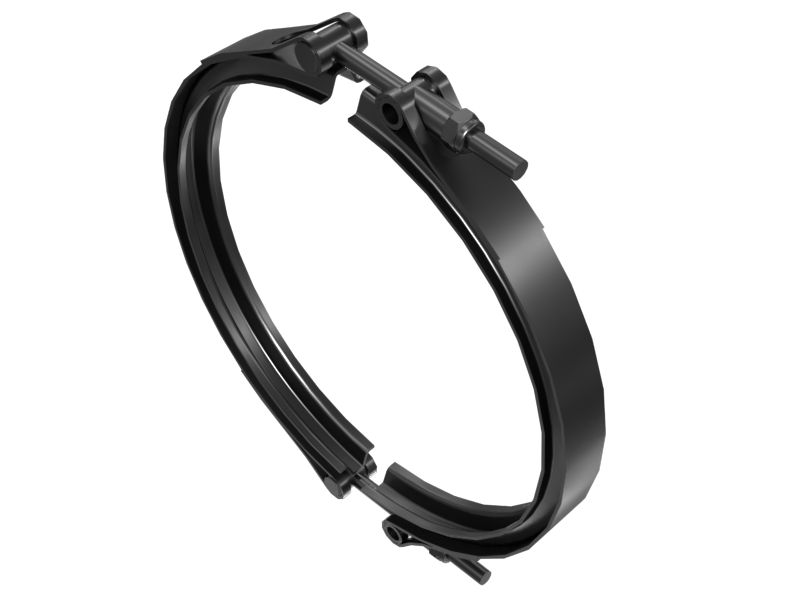 Клинообразный зажим с двумя болтами