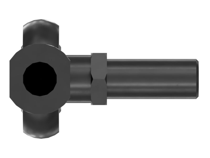 Сферическая головка штока со шпилькой, M10x1,5