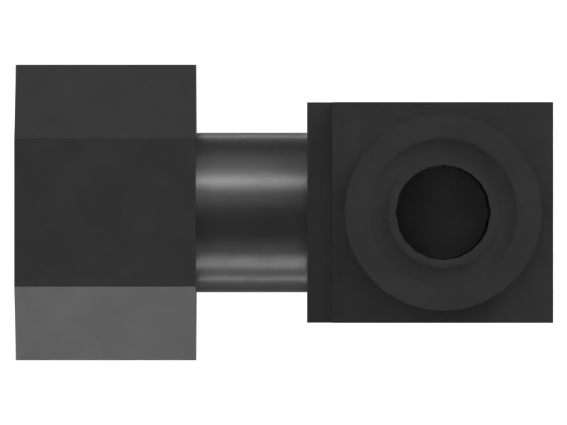 90-град. переходной коленчатый патрубок, резьба 1-14 X 1-14