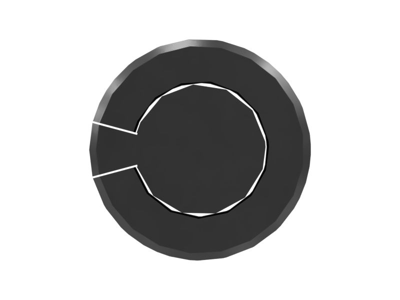 Длинный уплотняющий пружинный штифт 16,00 мм