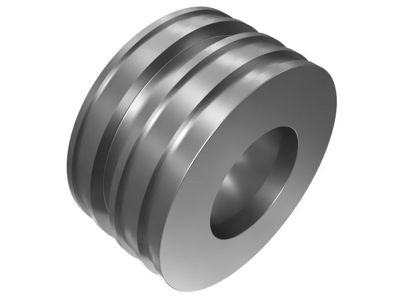 119.2mm Outer Diameter Boom Cylinder Piston