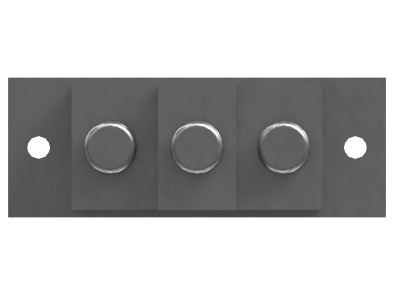 Двухполюсный кулисный переключатель освещения