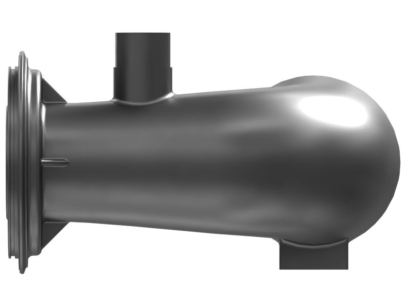 КОЛЕНЧАТЫЙ ПАТРУБОК КОМПРЕССОРА