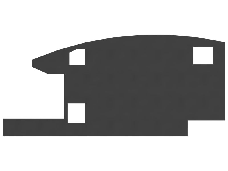 Изоляция задней крышки толщиной 25,4 мм