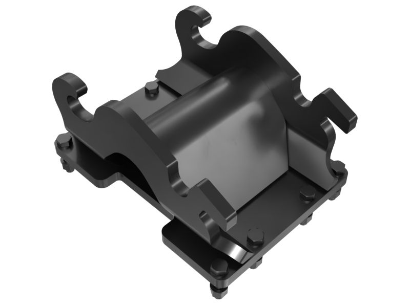 Backhoe Loader Mounting Tool Attach Frame