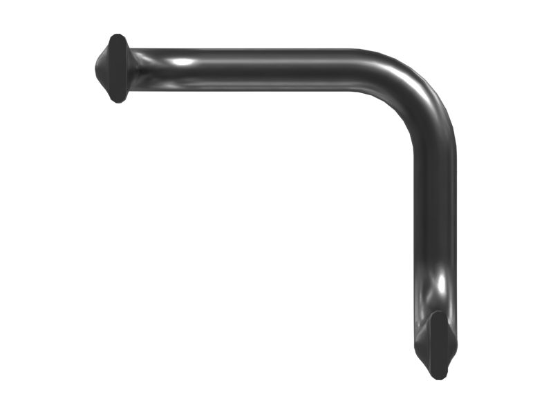 25.4mm Outer Diameter Left-Hand Fender Grab Handle