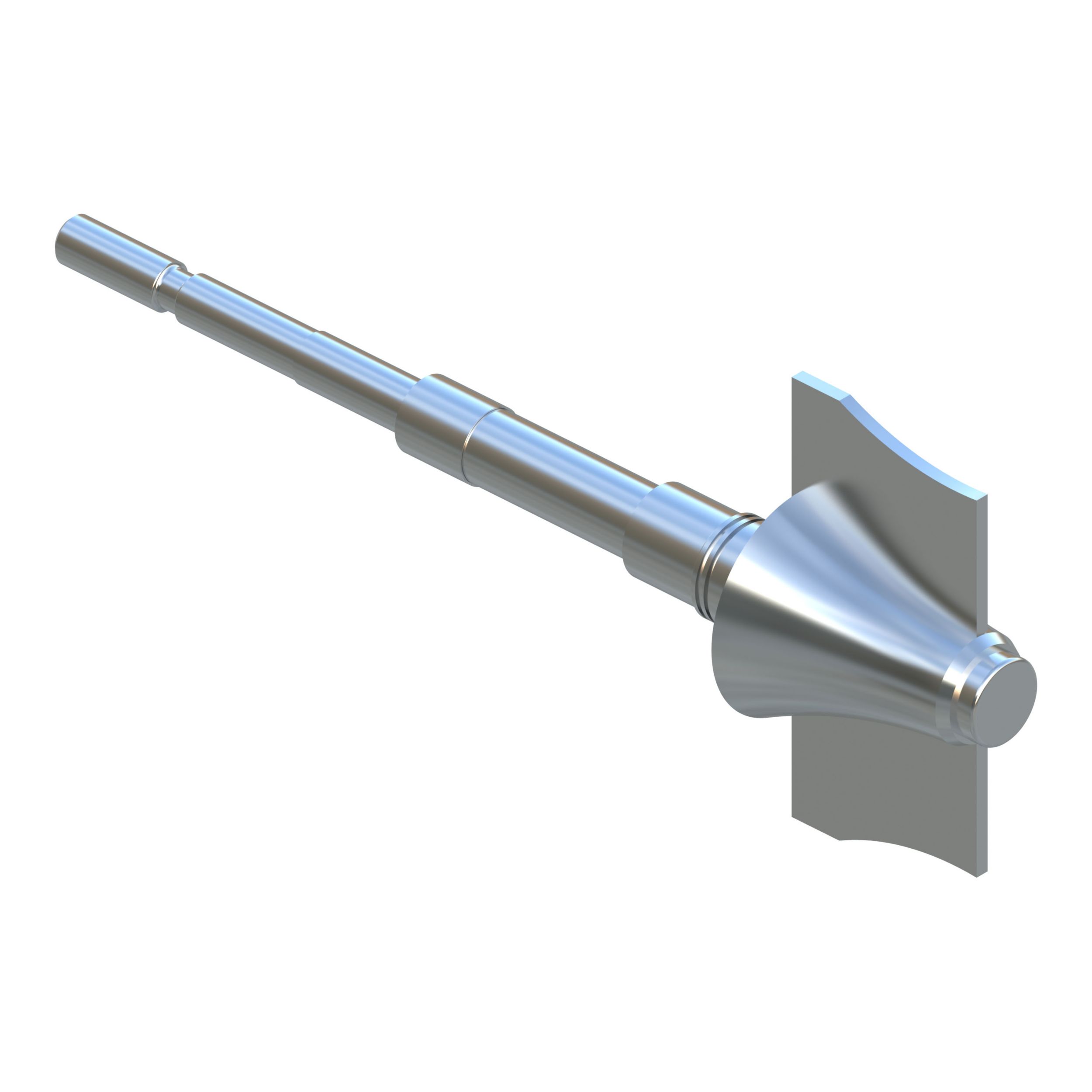 8S-4989: ВАЛ ТУРБИНЫ В СБОРЕ