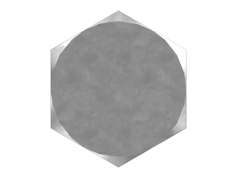 Болт с шестигранной головкой с резьбой M12X1,75