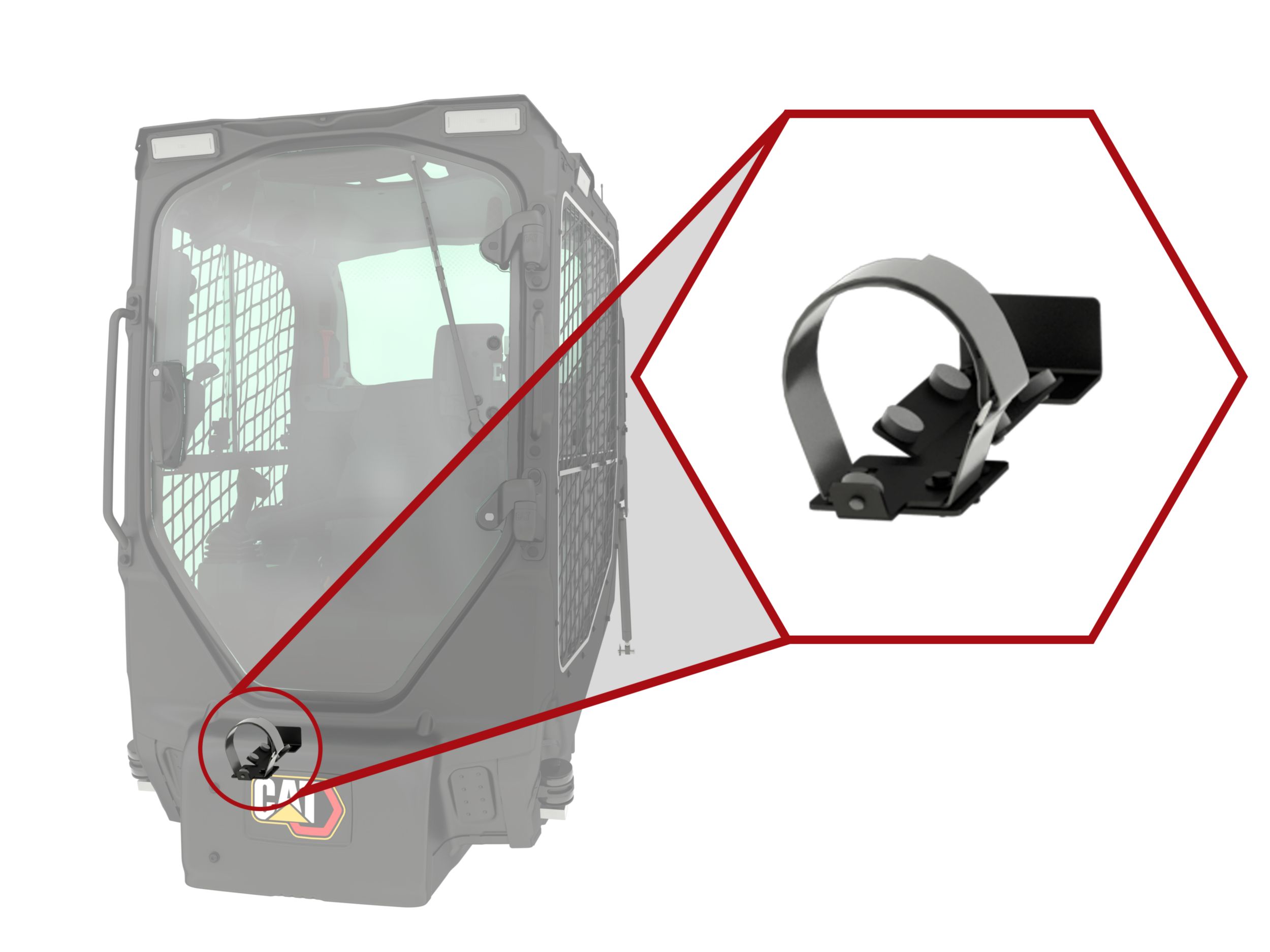 642-8875: Cab Fire Extinguisher Mount Kit | Cat® Parts Store