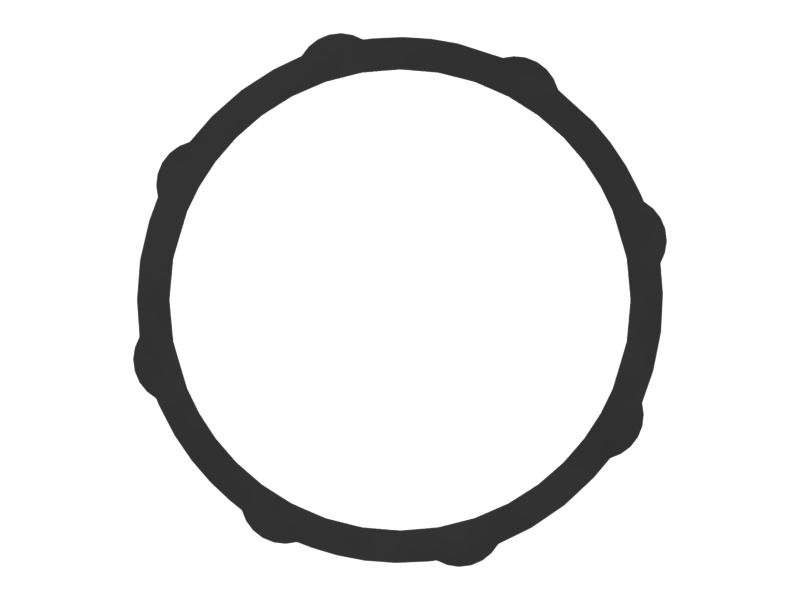 Пластина разделителя электродвигателя механизма поворота толщиной 1,6 мм