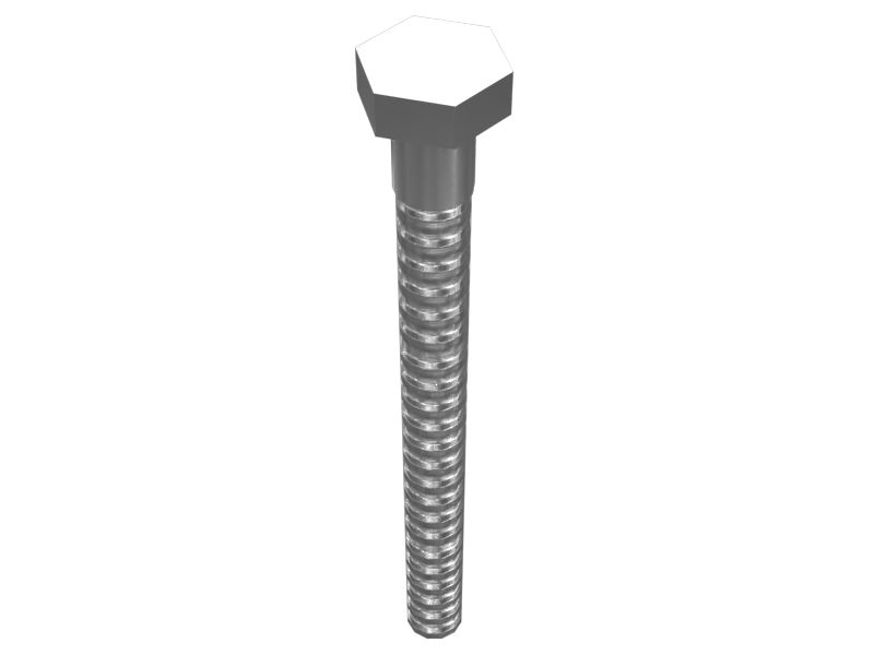 Болт с шестигранной головкой, M12х1,75