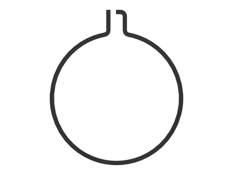 Стяжной ленточный хомут