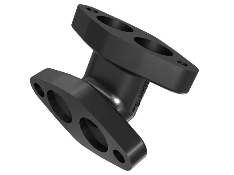 Переходной коленчатый патрубок