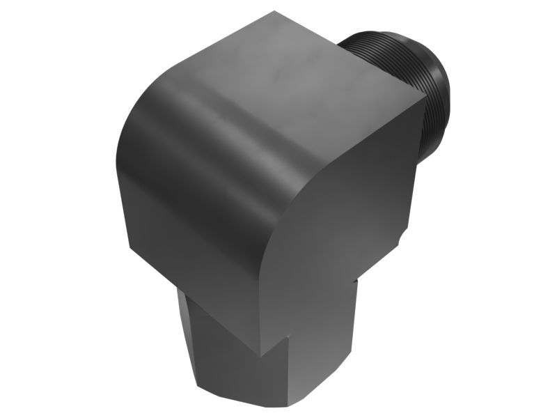 Переходной коленчатый патрубок 90° жидкостной системы