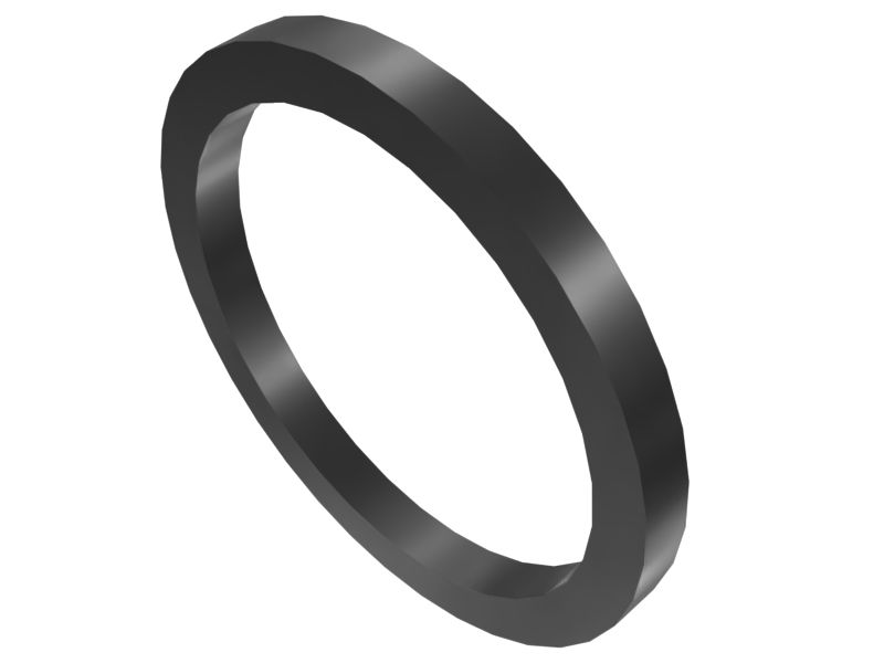 Прямоугольное уплотнение с внутренним диаметром 16,55 мм