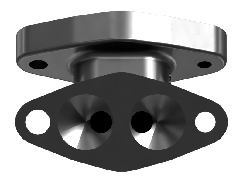 Переходной коленчатый патрубок