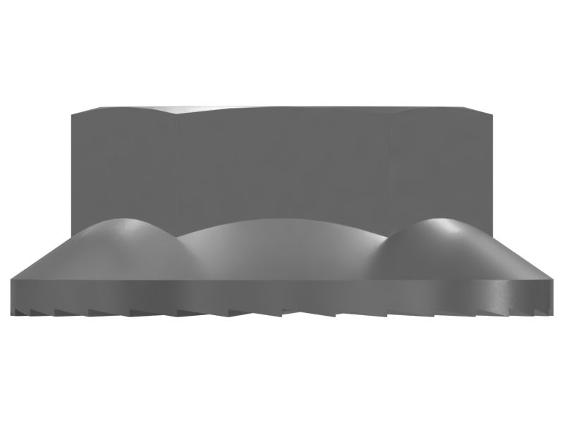 M4 Serrated Flange Hexagonal Lock Nut