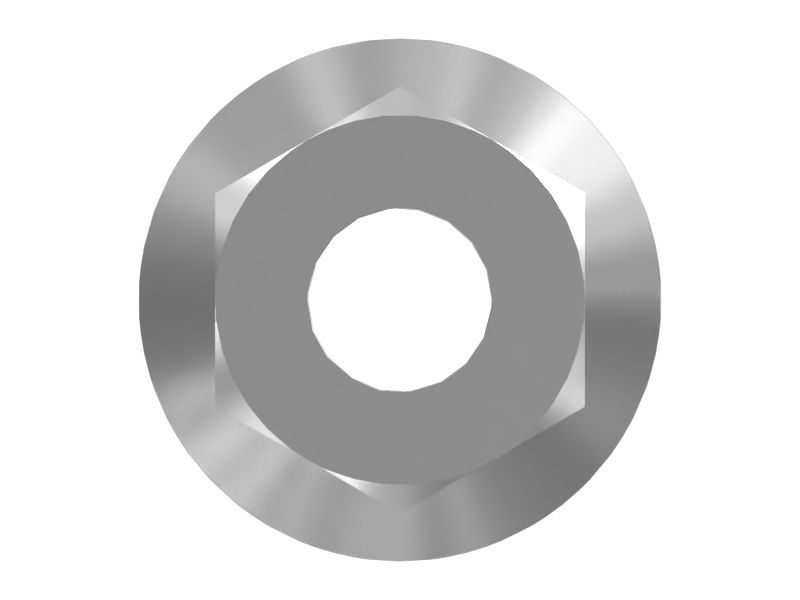 M6 Serrated Flange Hexagonal Lock Nut