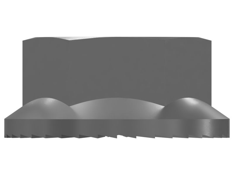 M8 Serrated Flange Hexagonal Lock Nut
