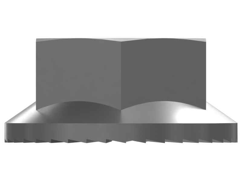 M8 Serrated Flange Hexagonal Lock Nut