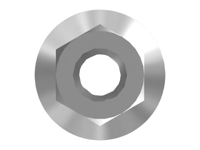 M4 Serrated Flange Hexagonal Lock Nut