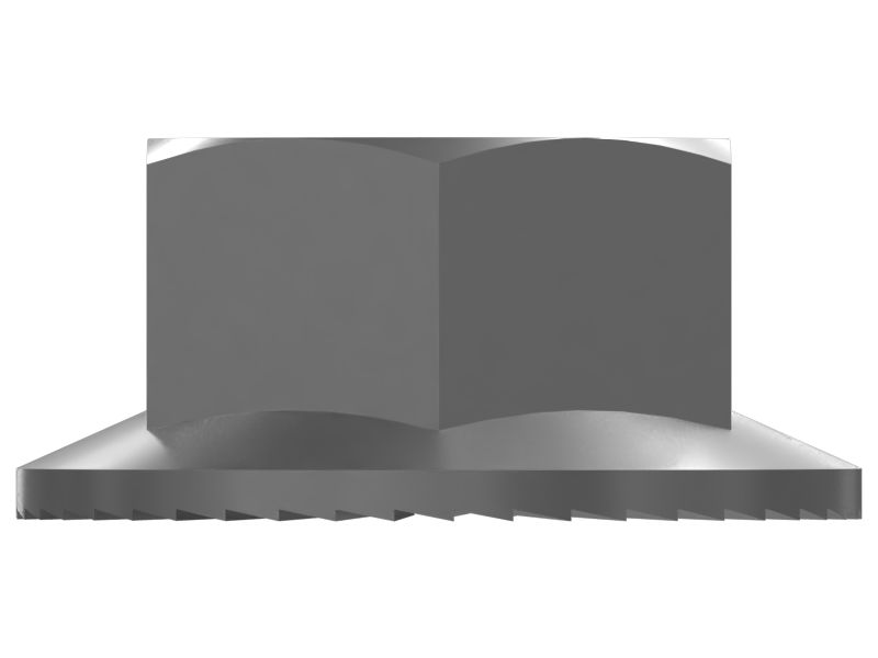 M10 Serrated Flange Hexagonal Lock Nut