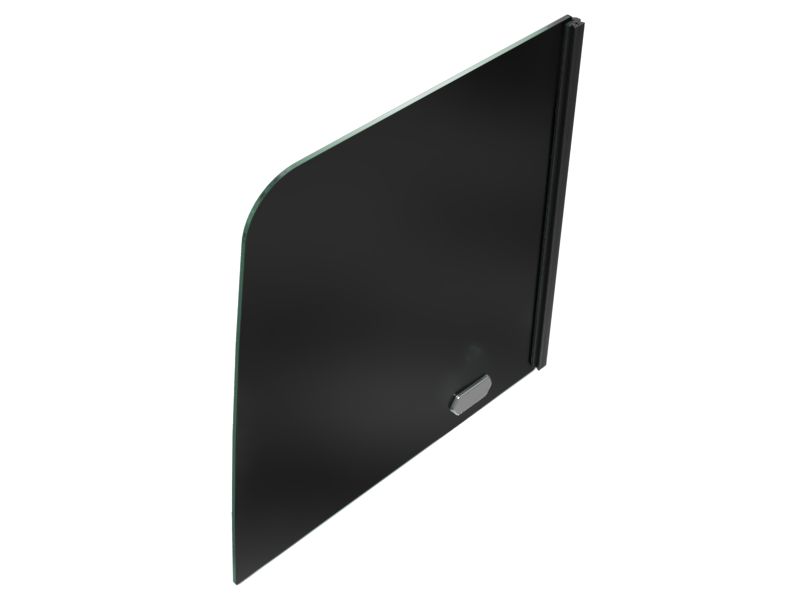 603-4387: Left Side Cabin Front Window Glass