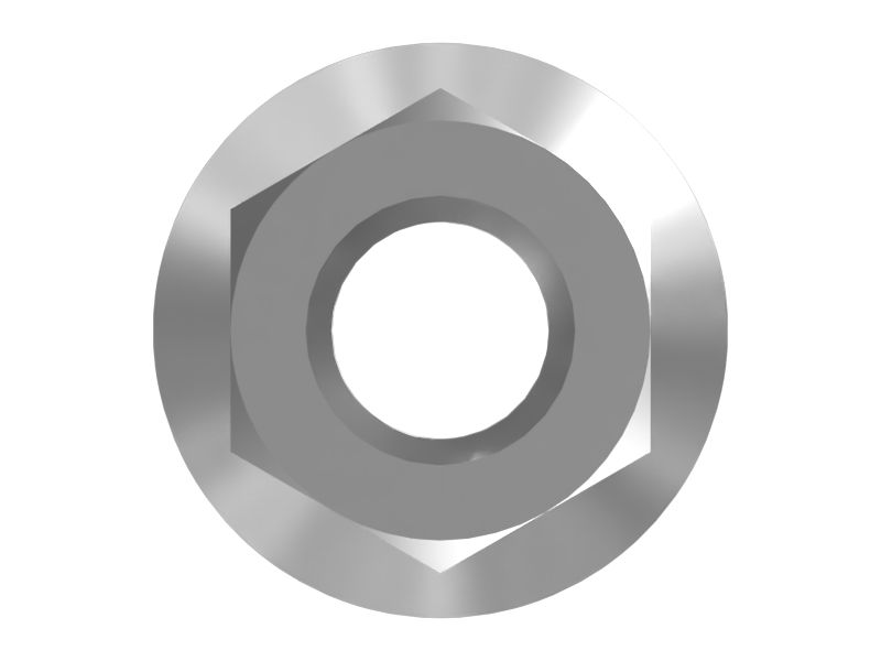 M8 Serrated Flange Hexagonal Lock Nut