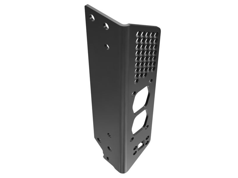 646-2337: 6mm Thickness Tilt Cylinder Lines Mounting Plate