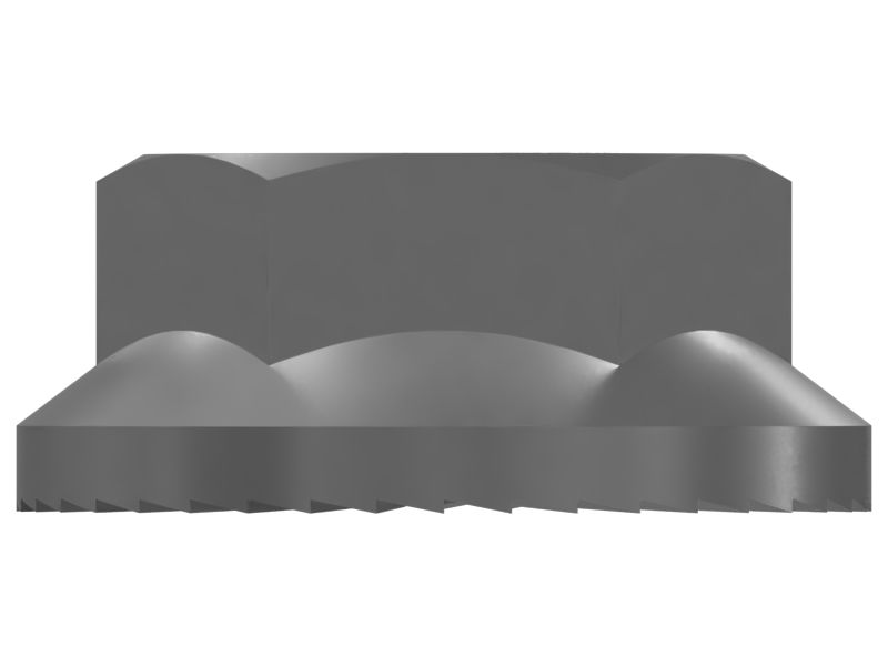 M6 Serrated Flange Hexagonal Lock Nut