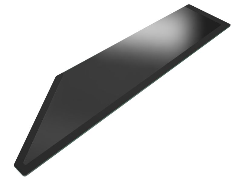 602-1382: 6.8mm Thickness Cab Left-Hand Glass