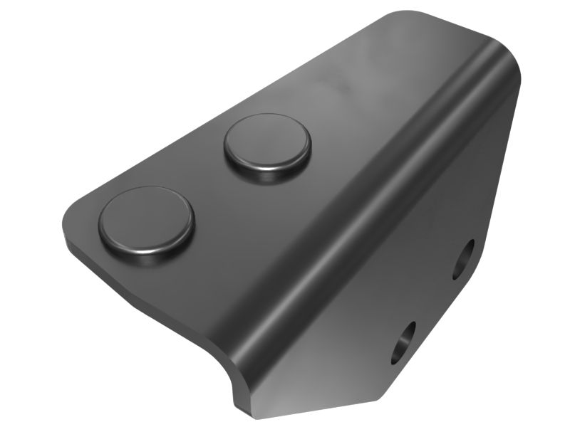 5mm Thickness Tilt Cylinder Lines Mounting Plate