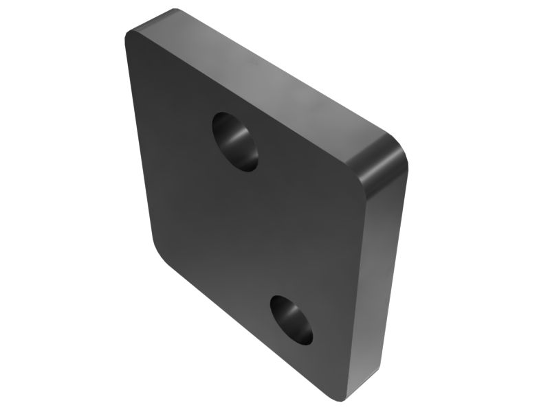646-3512: 6mm Thickness Cab Seat Armrest Mounting Plate