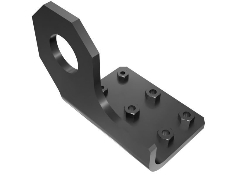 Hydraulic Cylinder Mounting Pin Support